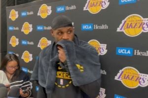 明日是否复出？詹姆斯：取决于接下来24个多小时我的身体感觉如何图片